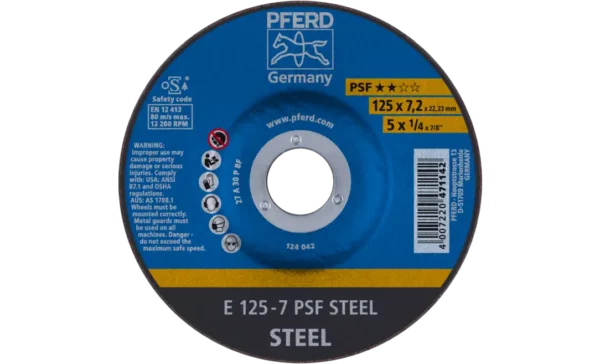 DISQUE EBARBER E 125-7 PSF STEEL