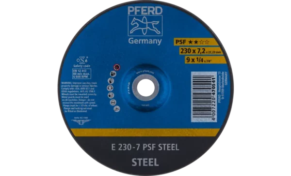 DISQUE EBARBER E 230-7 PSF STEEL