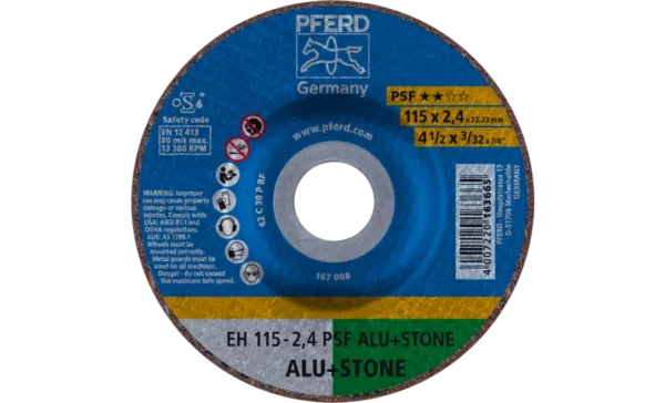 DISQUE TRONCONNER EH 115-2.4 PSF ALU+STONE