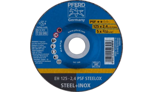 DISQUE TRONCONNER EH 125-2.4 PSF STEELOX