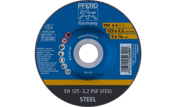 DISQUE TRONCONNER EH 125-3.2 PSF STEEL