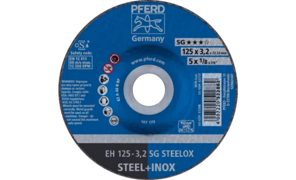 DISQUE TRONCONNER EH 125-3.2 SG STEELOX