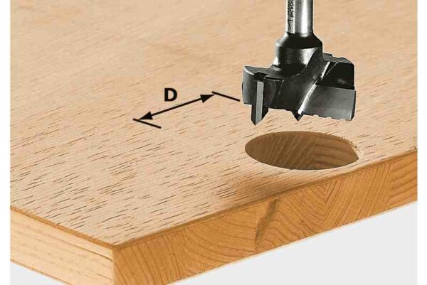 FRAISE POUR FERRURES HW AVEC  QUEUE DE 8MM HW S8 D15